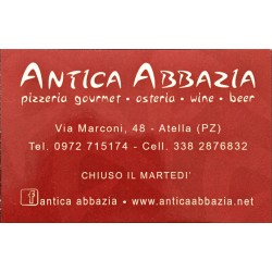 Antica Abbazia, pizzeria Atella 