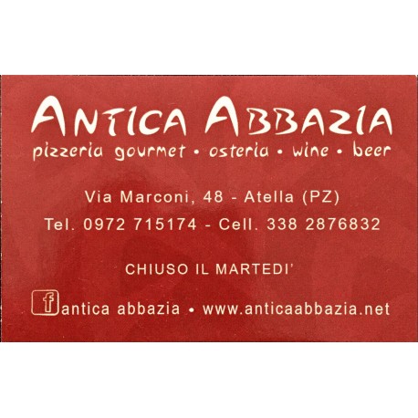 Antica Abbazia, pizzeria Atella 